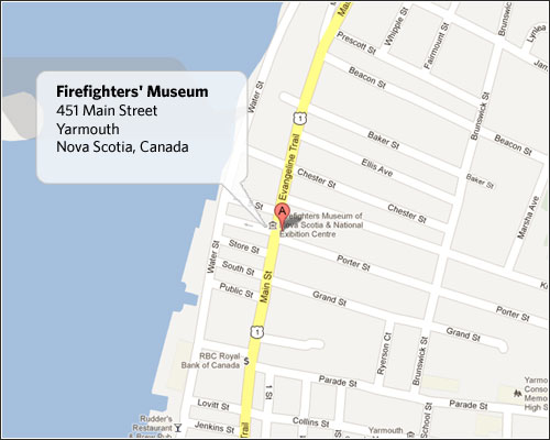 Firefighters' Museum Map